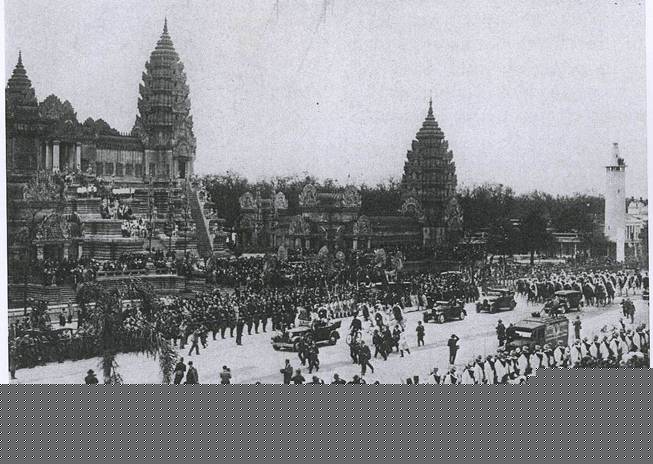 Inauguration de lExposition coloniale : Le temple dAngkor. Mai 1931.