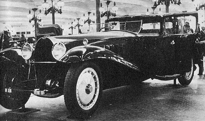 La  Royale  de BUGATTI 1927.